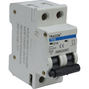 Kismegszakító 2D 6A 6kA TDZ-2D-6 Tracon