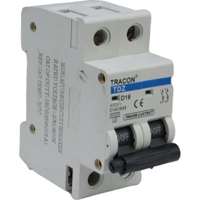 Kismegszakító 2D 10A 6kA TDZ-2D-10 Tracon