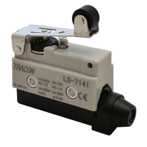   Helyzetkapcsoló, rugószáras-görgős 1×CO, 10A/250V AC, 47mm, IP40 LS 7141