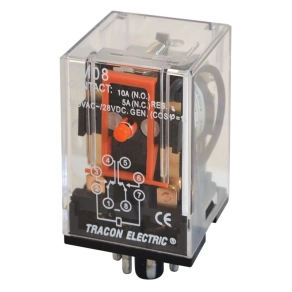   Ipari relé 110V AC / 2×CO, (3A, 230V AC / 28V DC) RM08-110AC