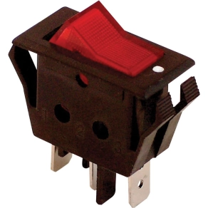   Készülékkapcsoló BE-KI, piros-világító 16(6)A 3P 250V AC TES-11 Tracon