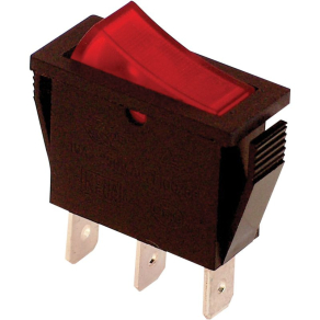   Készülékkapcsoló, BE-KI, piros-világító 16(6)A TES-21 Tracon