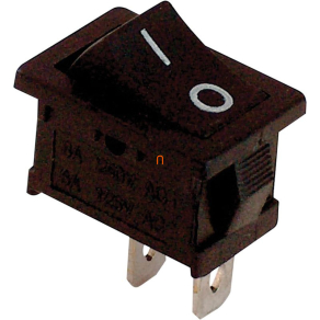   Készülékkapcsoló, BE-KI, fekete (0-I felirat) 16(6)A TES-34 Tracon