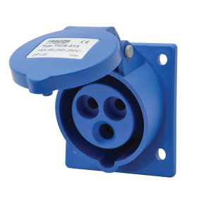   Tracon ipari csatlakozó DAFB-162 3P 16A 250V IP44 beépíthető dugalj TICS-313