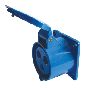   Ipari csatlakozó DAFB-322 3P 32A 250V IP44 beépíthető dugalj egyenes TICS-423 Tracon