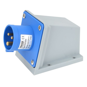   Tracon ipari csatlakozó DFR-162 3P 16A 250V IP44 rögzíthető dugvilla TICS-513