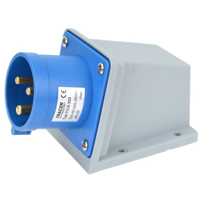   Tracon ipari csatlakozó DFR-322 3P 32A 250V IP44 rögzíthető dugvilla TICS-523