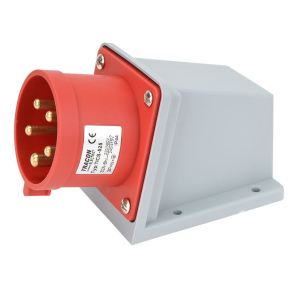   Ipari csatlakozó DFR-324 5P 32A 400V IP44 rögzíthető dugvilla TICS-525 Tracon