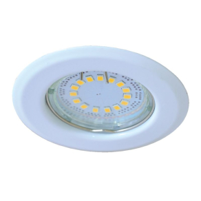   Beépíthető lámpatest spot fényforrásokhoz, fehér max.50W, MR16, D=82mm TLC-2W Tracon