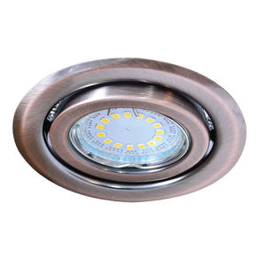   Tracon TLC-6MR beépíthető spotlámpa állítható MR16 matt réz