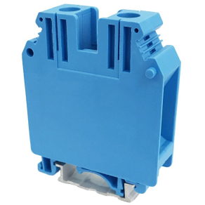   Fázisvezető ipari sorozatkapocs, csavaros, sínre, kék 6-35mm2 150A TSKA35-K Tracon