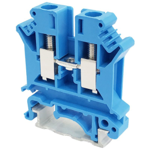   Nullavezető ipari sorozatkapocs, csavaros, sínre, kék TSKA6-K Tracon