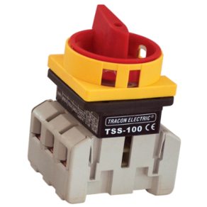   Tracon biztonsági lakatolható szakaszoló kapcsoló 100A, 3P, 30kW, 88×88mmTSS-10/3