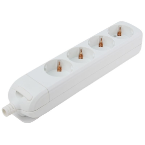   Tracon újravezetékezhető hord. elosztósáv 4 SHUKO, 16 A vezeték nélkül HUR-04