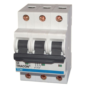 3D 16A 10kA Tracon TDM-3D-16 kismegszakító