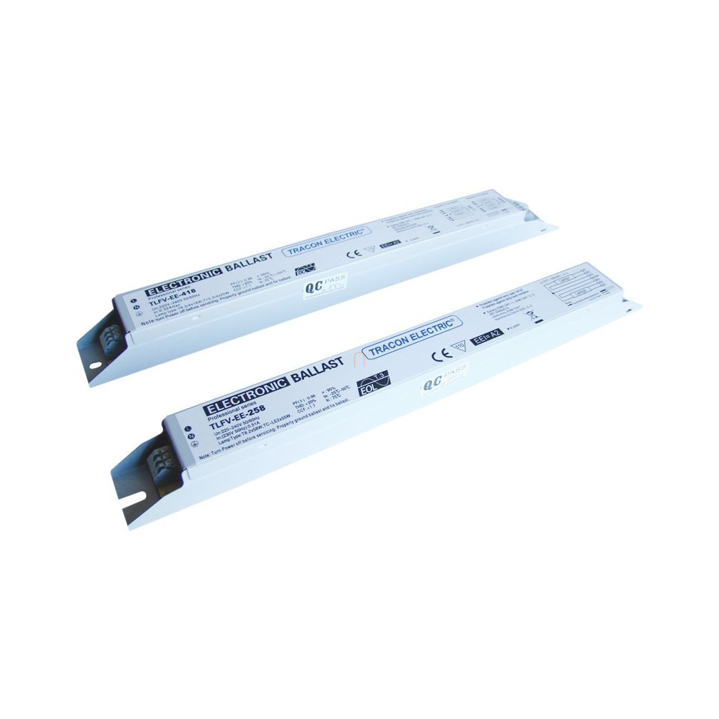 Elektronikus előtét T8 fénycsöves lámpatestekhez 220-240V, 50Hz, 2×18W, A2 TLFV-EE-218 Tracon