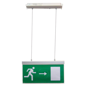   Tracon élvilágítós LED kijáratjelző ragasztható piktogramokkal Exit-03-J 18×LED, 3h, 3,6V / 900mAh, Ni-Cd