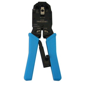   Vágó csupaszító és présszerszám 4, 6 és 8 pólusú telefon csatlakozókhoz RJ468 Tracon