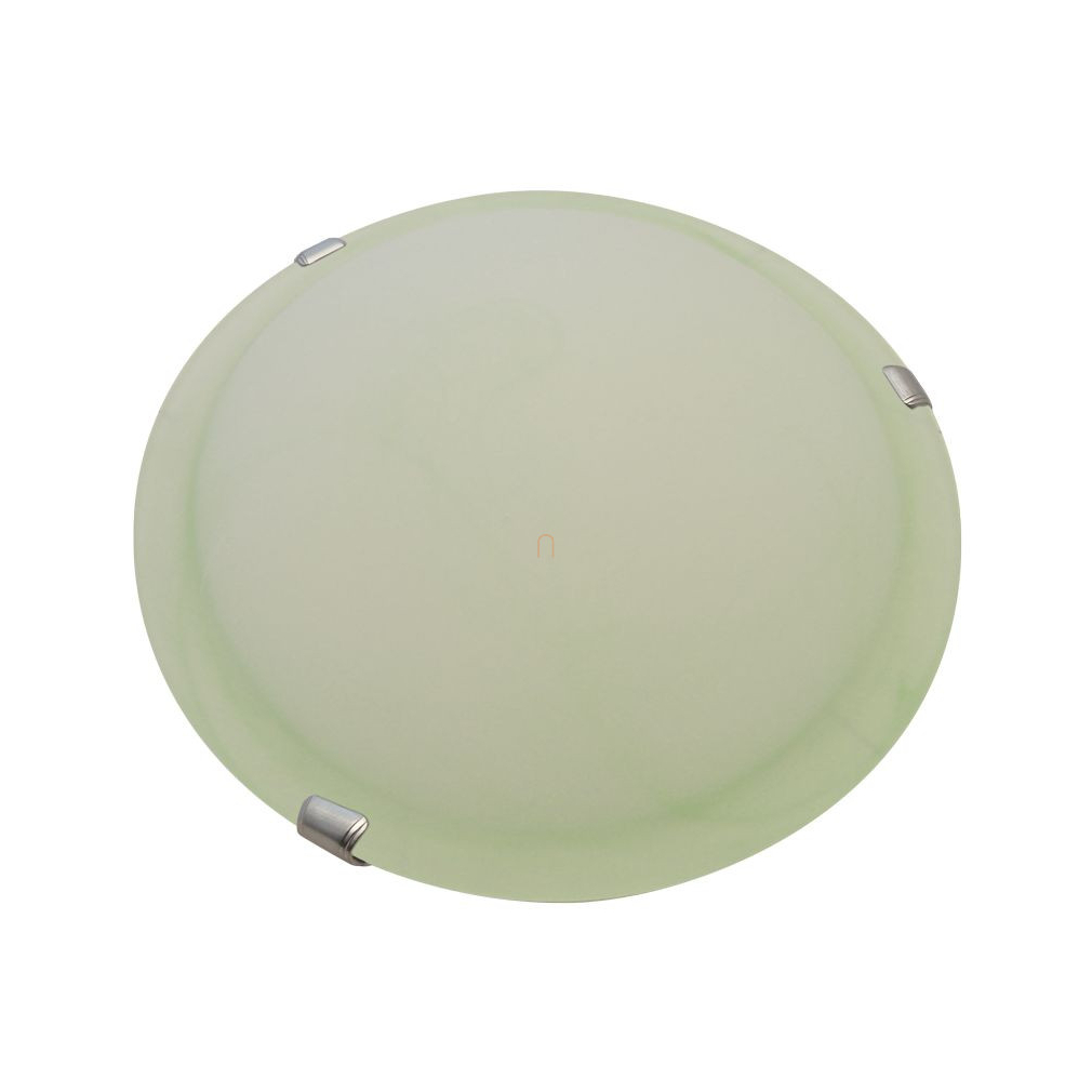 Üveg mennyezeti UFO lámpatest, zöld E27, max.1×60W, D=300 mm Tracon UFO-1-Z