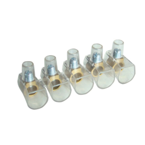   Csavaros csatlakozó, átlátszó házzal, 10 tagú, 1 csavar TBT-2,5/10