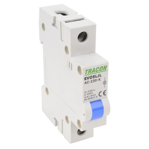   Sorolható ledes jelzőlámpa, kék 230V AC SLJL-AC230-K Tracon