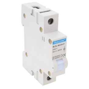 Sorolható ledes jelzőlámpa, fehér SLJL-AC24-F Tracon