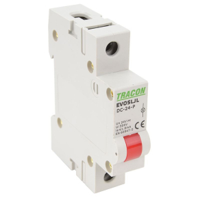   Tracon sorolható ledes jelzőlámpa, vörös 24V DC SLJL-DC24-P