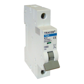 Tracon kismegszakító 1P C 2A 10kA (TDA-1C-2)