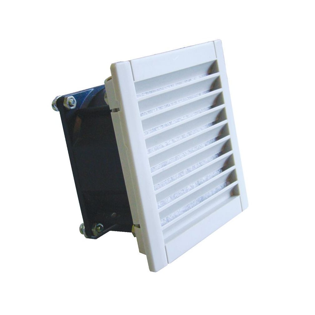 Tracon szellőztető ventilátor szűrőbetéttel 150×150mm, 43/55 m3/h V43