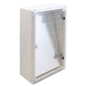   Műanyag elosztószekrény átlátszó ajtóval 600x400x200mm, TME604020T IP65
