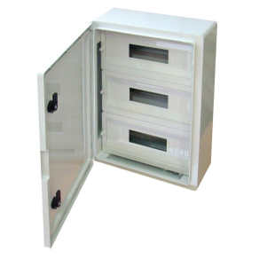   Műanyag elosztószekrény,maszkolt 500x400x180mm, IP65 TME504018M Tracon