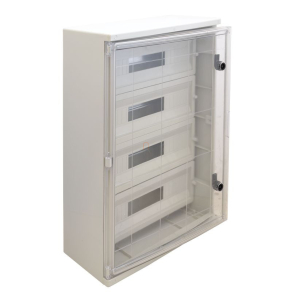   Műanyag elosztószekrény maszkos átlátszó ajtóval TME705025MT 700×500×245mm, IP65