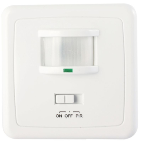   Tracon mozgásérzékelő, süllyesztett, fehér 230V, 160fok, 3-2000lux, 10s-7min TMB-060