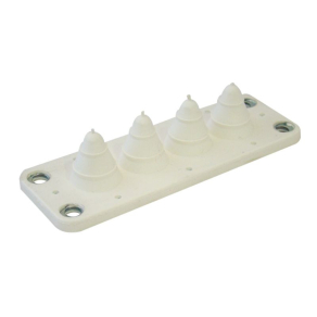   Elosztószekrény kábelbevezető, gumi, 4db kábelhez 134x48mm, IP54 EKBV-01 Tracon