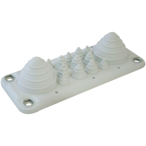   Tracon elosztószekrény kábelbevezető, gumi, 14db kábelhez 222x92mm EKBV-03