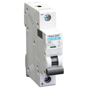   Egyenáramú kismegszakító PV rendszerekhez DC-1C-20 Tracon