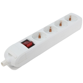   Tracon hálózati elosztó 4db aljzat vezeték nélküli, újravezetékezhető HUR-04K