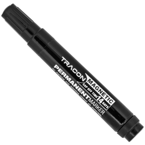 Tracon ipari permanens marker, fekete, 1–3 mm - MARKIPBL