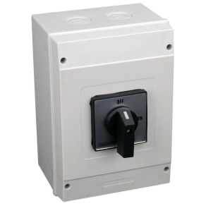   Tokozott szakaszoló kapcsoló 400V, 100A, 3P, 30kW, 88×88mm, IP65 TS-10/3T65 Tracon