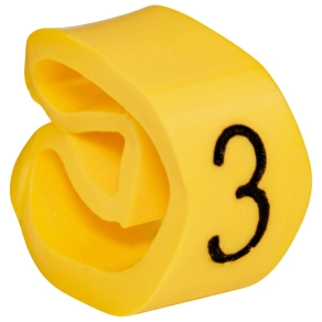   Tracon vezetékjelölő 2,5-16 mm² (3 szám)vezetékre ráhúzható - VJB3