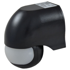   Tracon mozgásérzékelő, infra falra, fekete 180fok, max. 12 m, 10 s-7 min, 3-2000lux TMB-112F