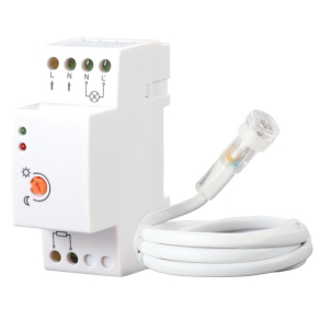 Alkonyatkapcsoló 16A/230V, 2-100lux, IP20 ALK-BOX Tracon