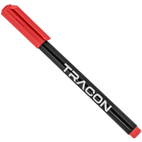   Tracon fóliaíró jelölőfilc, közepes, piros, 1–1,5 mm - MARKOMR