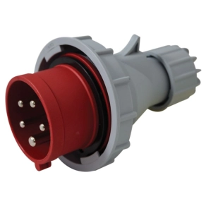   Fázisfordítós ipari csatlakozódugó külső tömszelencével 16A, 3P+N+E, IP67, TICS-0152PF Tracon