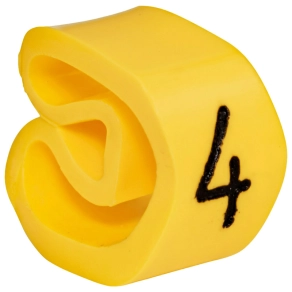   Tracon vezetékjelölő 2,5-16 mm² (4 szám)vezetékre ráhúzható - VJB4