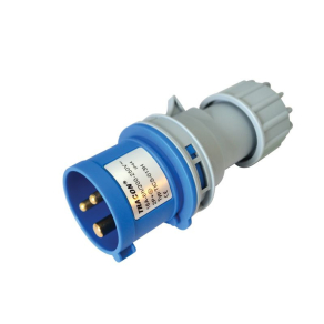   Ipari csatlakozó DFH-162 3P 16A 250V IP44 lengő dugvilla TICS-013H Tracon