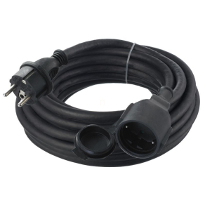   FLEXO lengő hosszabbító gumikábellel 20fm, GT 3x1,5mm2 + CSF fekete UH20RN Tracon