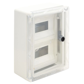   Műanyag elosztószekrény maszkos átlátszó ajtóval TME332513MT 330x250x130mm, IP65