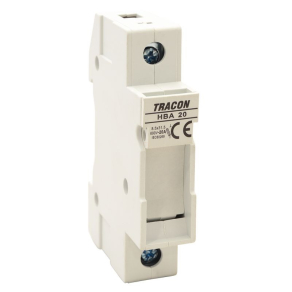  Szakaszolókapcsoló-biztosító hengeres biztosítóhoz 20A, 8x32mm HBA-1P-20 Tracon