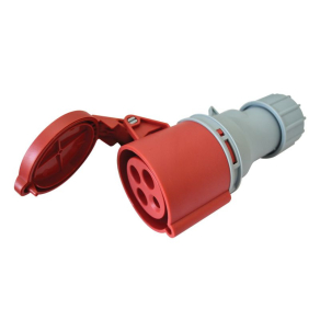   Tracon ipari csatlakozóaljzat, fokozott védelemmel 16A, 400V, 3P+E, 6h, IP67 TICS-2142H